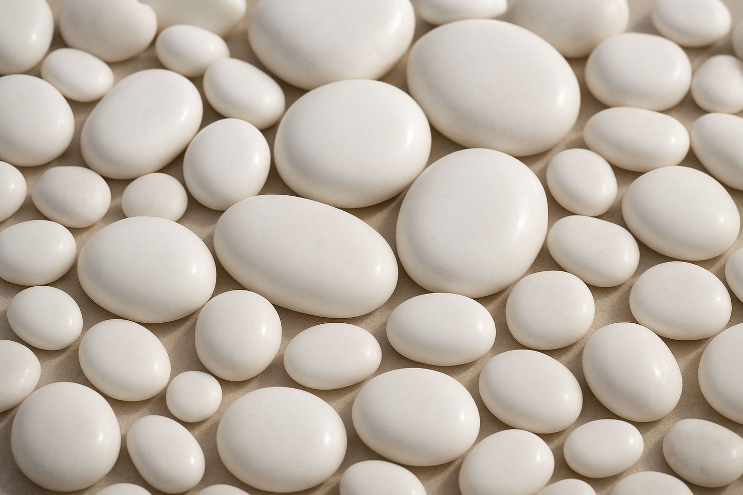 white-pebbles