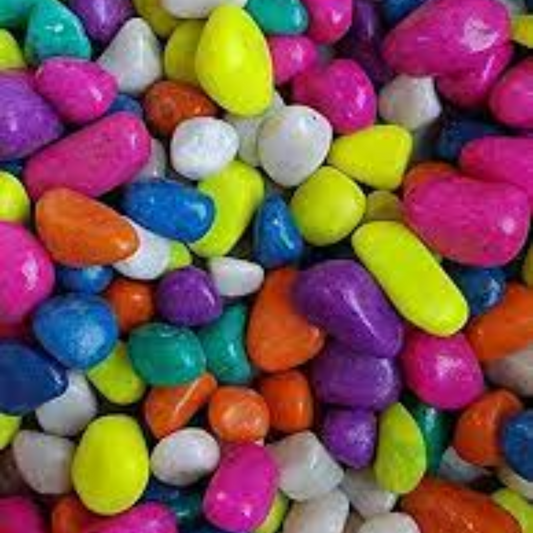 Multi-Color Decorative Pebble Stones